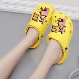 Audlt Unisex Women Clog Summer Slipper Cartoon 7PCS Starfish Decoration Beach Slipper Shoes