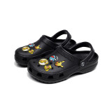 Audlt Unisex Men Clog Summer Slipper 10PCS Cartoon Accessories Decoration Beach Slipper Shoes
