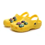 Audlt Unisex Women Clog Summer Slipper Random 6PCS Cartoon Characters Decoration Beach Slipper Shoes