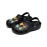 Audlt Unisex Women Clog Summer Slipper Random 10PCS Cartoon Monsters Decoration Beach Slipper Shoes