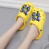 Audlt Unisex Women Clog Summer Slipper Cartoon Little Monsters Decoration Beach Slipper Shoes