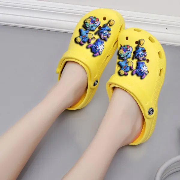 Audlt Unisex Women Clog Summer Slipper Cartoon Little Monsters Decoration Beach Slipper Shoes