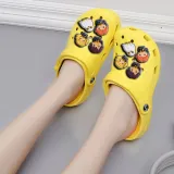Audlt Unisex Women Clog Summer Slipper Random 10PCS Cartoon Harry Decoration Beach Slipper Shoes