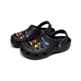 Audlt Unisex Women Clog Summer Slipper Random 6PCS Cartoon Friends Decoration Beach Slipper Shoes