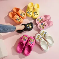 Audlt Unisex Women Clog Summer Slipper 10PCS Cartoon Accessories Decoration Beach Slipper Shoes