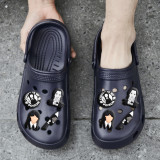 Audlt Unisex Men Clog Summer Random 10PCS Slipper Wednesday Croc Decoration Beach Slipper Shoes