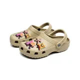 Audlt Unisex Women Clog Summer Slipper Cartoon 7PCS Starfish Decoration Beach Slipper Shoes