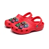 Audlt Unisex Women Clog Summer Slipper 9PCS Cartoon Games Character Decoration Beach Slipper Shoes