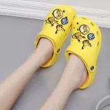 Audlt Unisex Women Clog Summer Slipper 10PCS Cartoon Accessories Decoration Beach Slipper Shoes