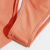 Women 3 Piece Solid Color Ruched Criss Cross Halter Cover Up Side Knot Skirt Bikini Swimsuit