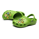 Audlt Unisex Women Clog Summer Slipper 10PCS Cartoon Accessories Decoration Beach Slipper Shoes