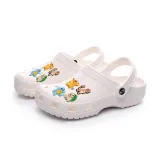 Audlt Unisex Women Clog Summer Slipper Random 10PCS Cartoon Monsters Decoration Beach Slipper Shoes