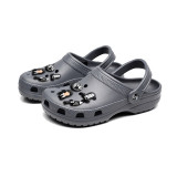 Audlt Unisex Men Clog Summer Random 10PCS Slipper Wednesday Croc Decoration Beach Slipper Shoes