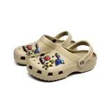 Audlt Unisex Women Clog Summer Slipper Random 6PCS Cartoon Friends Decoration Beach Slipper Shoes