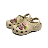 Audlt Unisex Women Clog Summer Slipper 5PCS Class Book Decoration Beach Slipper Shoes