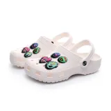 Audlt Unisex Women Clog Summer Slipper Random 6PCS Cartoon Characters Decoration Beach Slipper Shoes