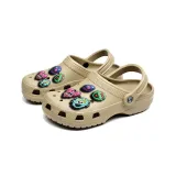 Audlt Unisex Women Clog Summer Slipper Random 6PCS Cartoon Characters Decoration Beach Slipper Shoes