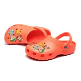 Audlt Unisex Women Clog Summer Slipper Random 10PCS Cartoon Monsters Decoration Beach Slipper Shoes