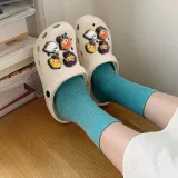 Audlt Unisex Women Clog Summer Slipper Random 10PCS Cartoon Harry Decoration Beach Slipper Shoes