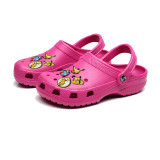 Audlt Unisex Women Clog Summer Slipper 10PCS Cartoon Accessories Decoration Beach Slipper Shoes
