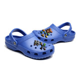 Audlt Unisex Men Clog Summer Slipper Cat and Mouse Croc Decoration Beach Slipper Shoes