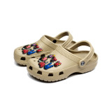 Audlt Unisex Women Clog Summer Slipper 10PCS Bad Bunny Croc Decoration Beach Slipper Shoes