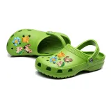 Audlt Unisex Women Clog Summer Slipper Random 10PCS Cartoon Monsters Decoration Beach Slipper Shoes