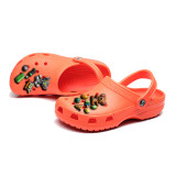 Audlt Unisex Women Clog Summer Slipper Cat and Mouse Croc Decoration Beach Slipper Shoes