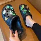 Audlt Unisex Women Clog Summer Slipper DIY 11 PCS Little Monster Decoration Beach Slipper