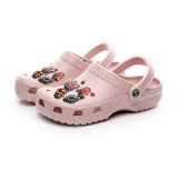 Audlt Unisex Women Clog Luminous Summer Slipper Random 10PCS Bad Bunny Decoration Beach Slipper Shoes