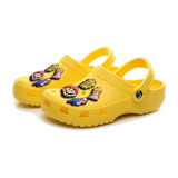 Audlt Unisex Women Clog Summer Slipper 8PCS Cartoon Carnivorous Flowers Decoration Beach Slipper Shoes