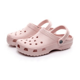 Audlt Unisex Women Clog Summer Slipper Flower Pearl Chain Croc Decoration Beach Slipper Shoes
