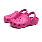 Audlt Unisex Women Clog Summer Slipper Rose Flower Decoration Beach Slipper Shoes