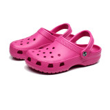 Audlt Unisex Women Clog Summer Slipper 15PCS Green Avocado Croc Decoration Beach Slipper Shoes