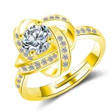 Mother's Day Love You 925 Sterling Silver Moissanite Drill Adjustable Necklace Ring Earring With Rose Box