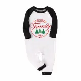2023 Christmas Matching Family Pajamas Exclusive We Are Family Wreath Xmas Tree Gray Pajamas Set