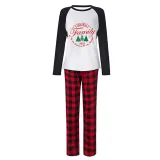 2023 Christmas Matching Family Pajamas Exclusive We Are Family Wreath Xmas Tree Gray Pajamas Set