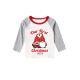 Christmas Matching Family Pajamas Exclusive Design 2023 Our First Christmas Gnomes Pajamas Set