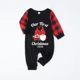 2023 Christmas Matching Family Pajamas Exclusive Design Our First Christmas Couple Gnomes Pajamas Set