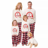 2023 Christmas Matching Family Pajamas Snowman Let It Snow Plaids Pajamas Set