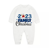 Christmas Matching Family Pajamas 2023 Family Christmas Hat Blue Pajamas Set