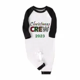 2023 Christmas Matching Family Pajamas Exclusive Design Printed Christmas Crew Green Pajamas Set
