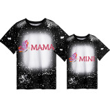 Mommy and Me Matching Clothing Top Butterfly Mama And Mini Slogan Tie Dyed Family T-shirts