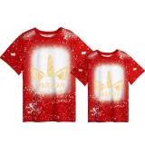 Mommy and Me Matching Clothing Top Golden Unicorn Mama And Mini Tie Dyed Family T-shirts