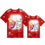 Mommy and Me Matching Clothing Top Butterfly Be Honest Be Brave Be Beautiful Tie Dyed Family T-shirts