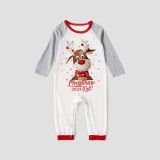 2023 Christmas Matching Family Pajamas Christmas Exclusive Design Deer Head Snowflake Merry Black White Plaids Christmas Pajamas Set