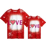 Mommy and Me Matching Clothing Top Love Watermelon Mama And Mini Tie Dyed Family T-shirts