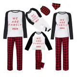 2023 Christmas Matching Family Pajamas Exclusive We Are Family Red Short Pajamas Set