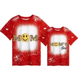 Mommy and Me Matching Clothing Top Mom Smile Mom’s Girl Tie Dyed Family T-shirts