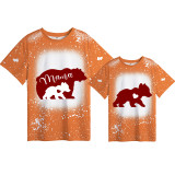 Mommy and Me Matching Clothing Top Tie Dyed Family T-shirts